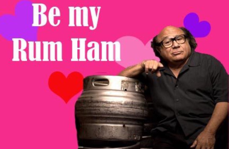 my rum ham valentine