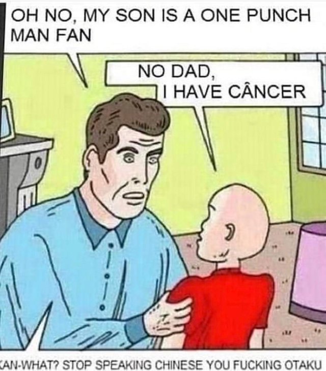 meme A spicy meme about a child having cancer.