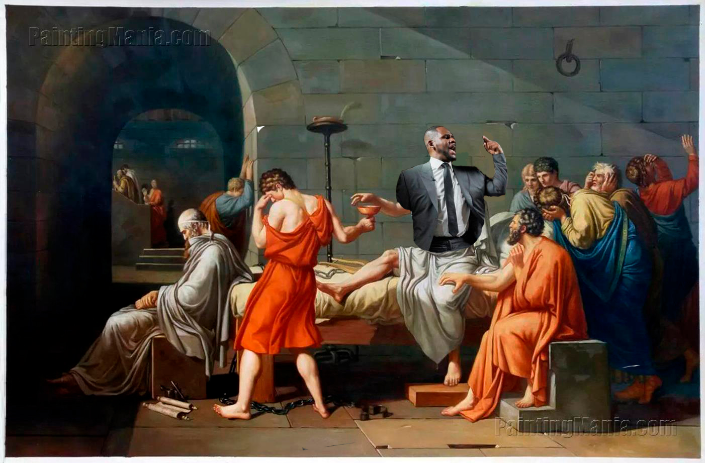 death of socrates painting