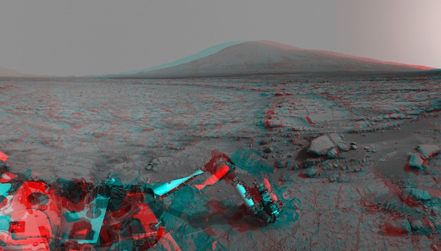 A cool 3D anaglyph of the surface of Mars
