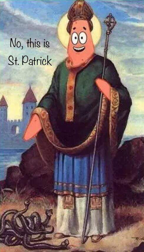 st patrick with snakes - 8 No, this is St. Patrick
