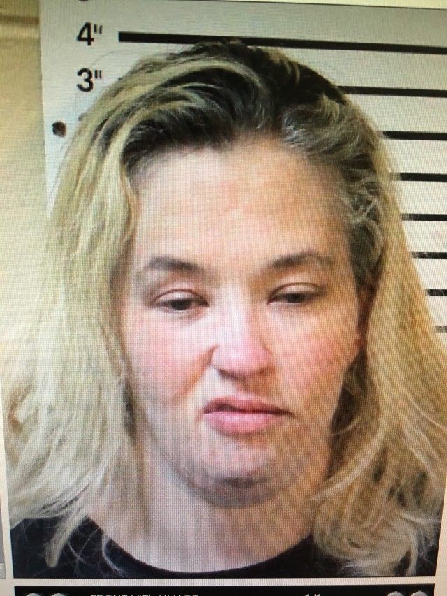 Mama June's mugshot after her recent crack cocaine arrest.