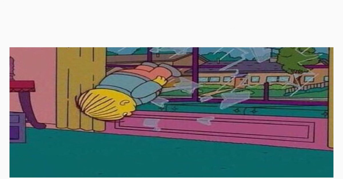 Ralph Wiggum Simpsons clean meme template.