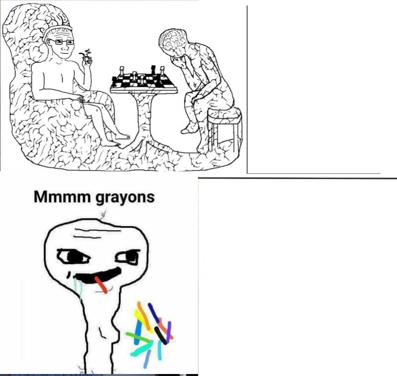 Grayons clean meme template
