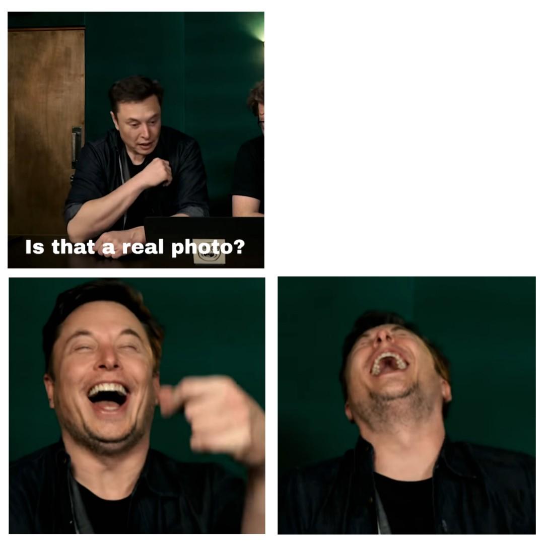 Elon Musk clean meme template