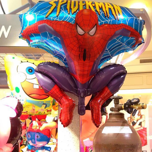 spider man dick balloon