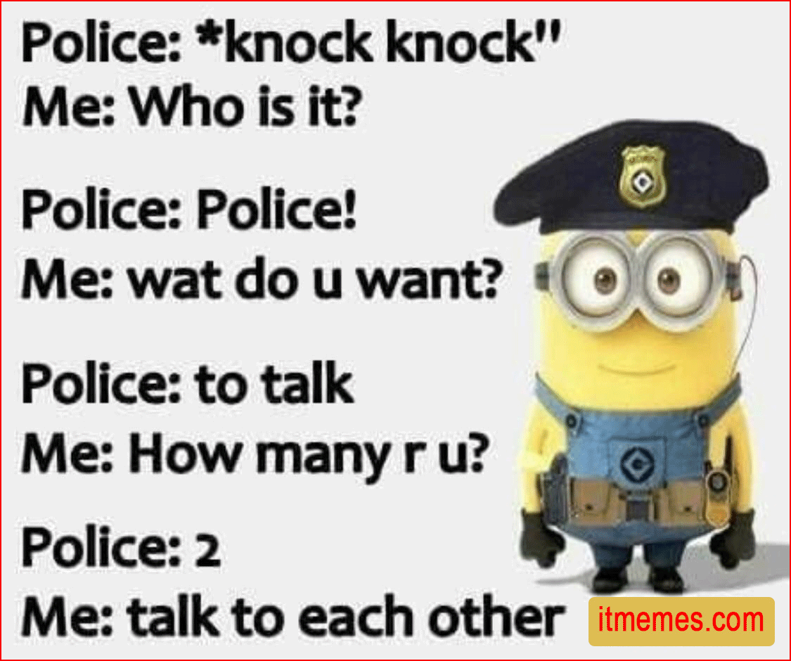 The real funny joke POLICE MAN