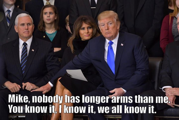 When CNN doesn't realize how bigly my arms are.
