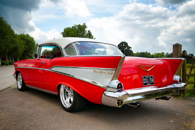 From 1955 to 1957, production of the two-door Nomad station wagon was assigned to the Bel Air series, although its body and trim were unique to that model. Prior to becoming a regular production model, the Nomad first appeared as a Corvette-based concept vehicle in 1954. Chevrolet has since unveiled two concept cars bearing the Nomad name, most recently in 1999. The 1955–1957 Chevrolets are commonly referred to as Tri Fives.