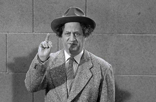 three stooges middle finger