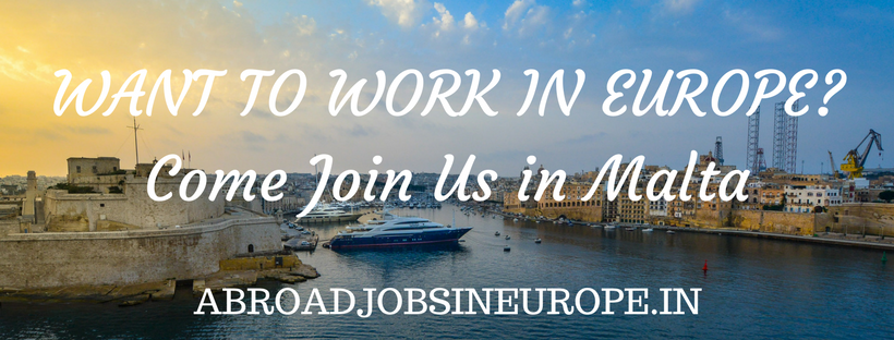 Are you looking for abroad jobs for Indians? Are you a fresher? Do you have or need a visa to get to Europe? We can help with the whole process. Just contact us now and we'll see how we can help your specific situation. We have helped hundreds of Indians like yourself find work. 

Link: www.abroadjobsineurope.in/jobs-in-abroad-for-freshers/