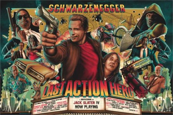 random pic last action hero - Schwarzenegger Mas Action Here Cir Jack Slater Iv Now Playing
