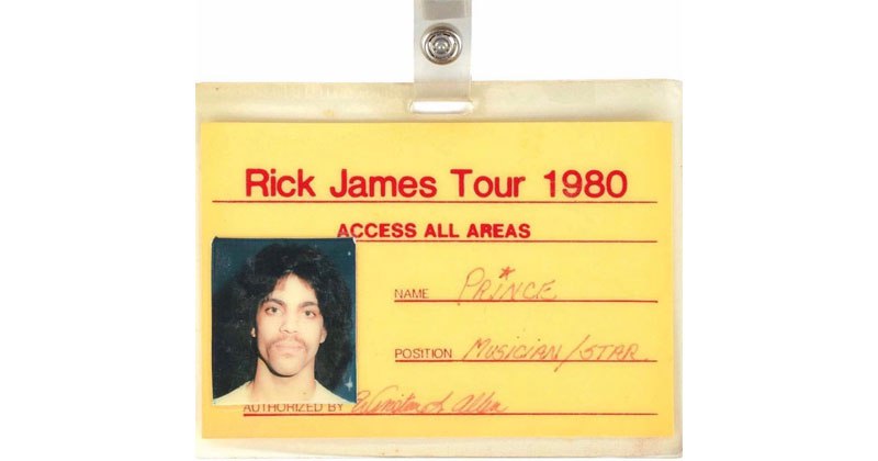 prince opened for rick james - Rick James Tour 1980 Access All Areas Dame Prince Position Musicien Gtar Authohieu By