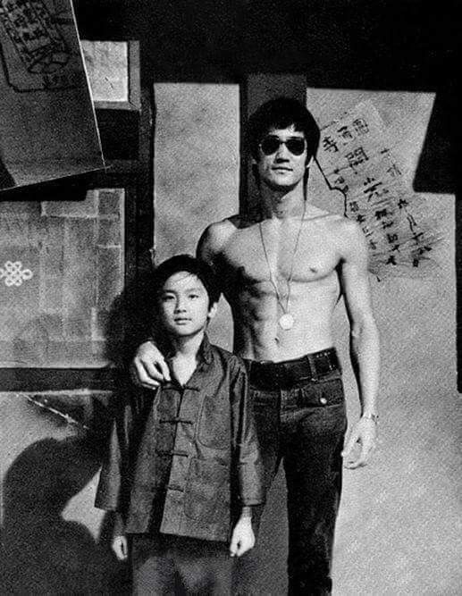 bruce lee with brandon