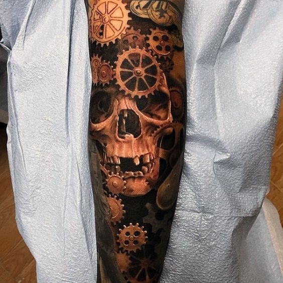 mechanical tattoos