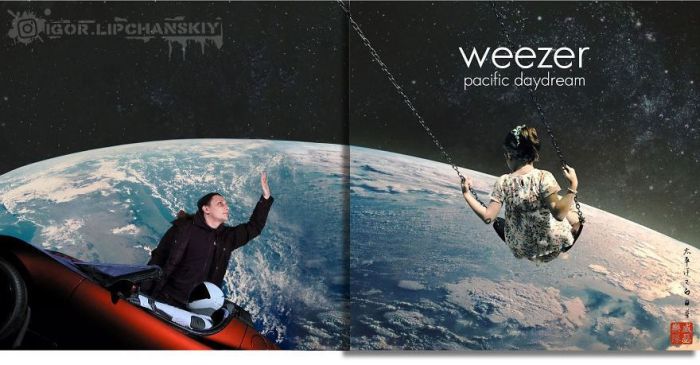 Guy Hilariously Adds Cover Art to Popular Albums