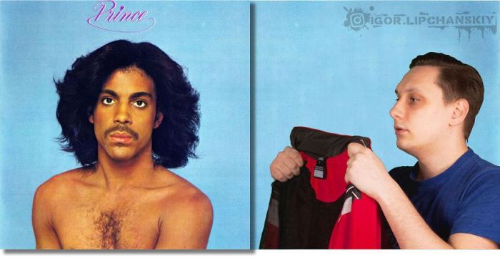 Guy Hilariously Adds Cover Art to Popular Albums