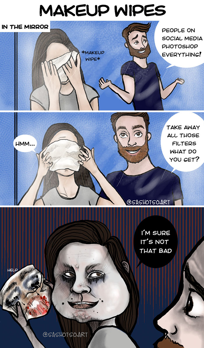 Lady in Relationship, Makes Comics Out of Her Life with Her Boyfriend