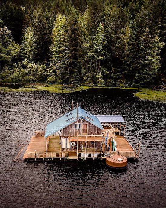random pic floating cabin - are