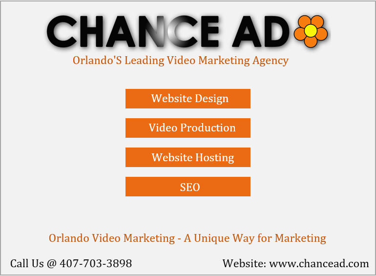 Orlando Video Marketing helps your revenues grow and make the videos famous with Online Video Optimization. Thus Videos placed on blogs and website pages are helpful for SEO campaign and are also assets for the video marketing campaign. Read more at http://www.chancead.com/video-marketing/