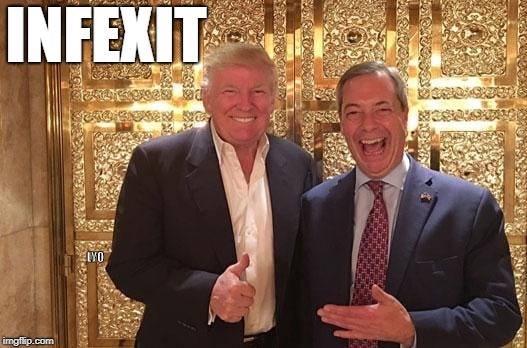 memes - donald trump and nigel farage - Infexit 10. 3892 od 53 Bean imgflip.com