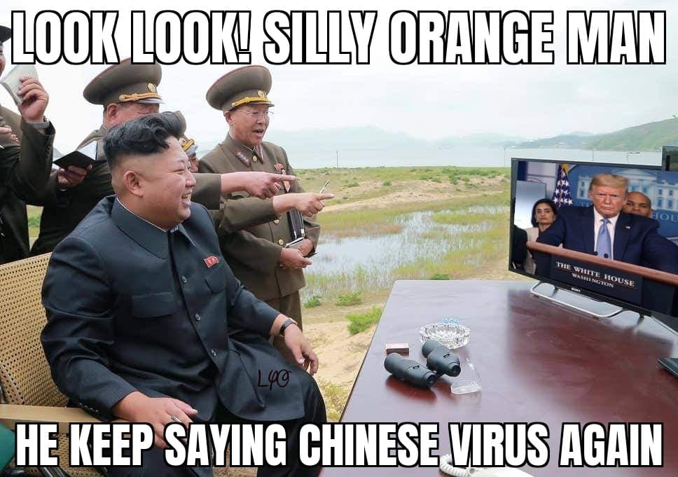 japanese isis - Look Looki Silly Orange Man Hou The White House Wangeon 90 He Keep Saying Chinese Virus Again
