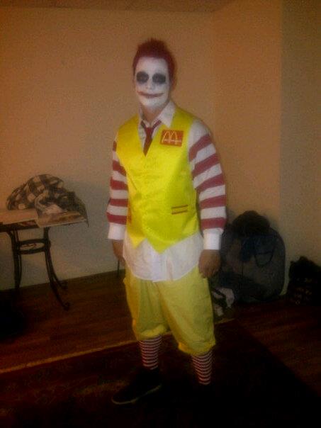 Joker style Ronald McDonald