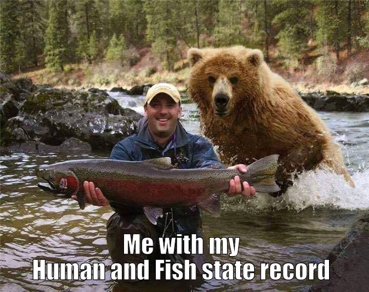 Human and Fish state record