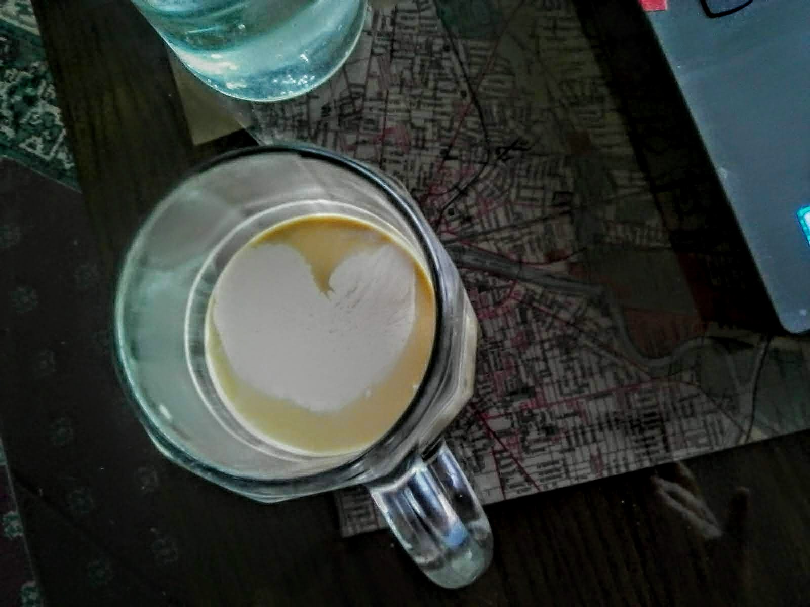 I'm seeing hearts in my coffee.