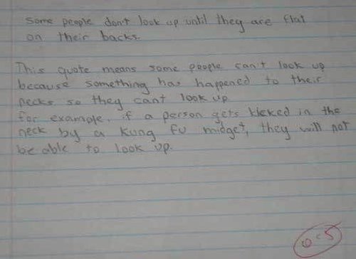 12 Awesomely Incorrect Test Answers from Kids