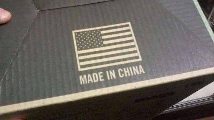 made in china american flag - Made In China
