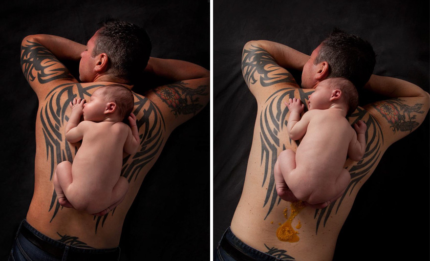 21 Newborn Babies Who Ruined The Perfect Photoshoot