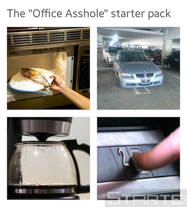 starter pack - best starterpack - The office asshole