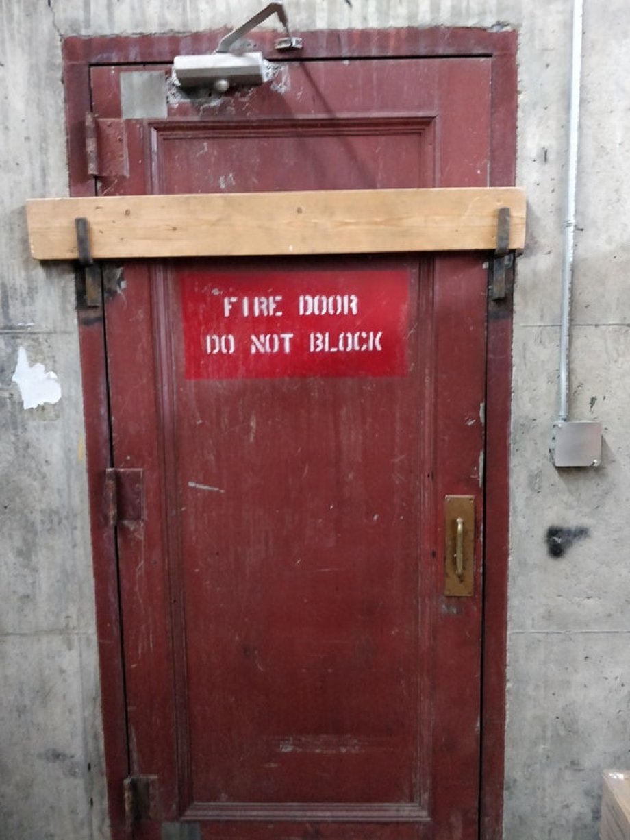 door - Fire Door Do Not Block