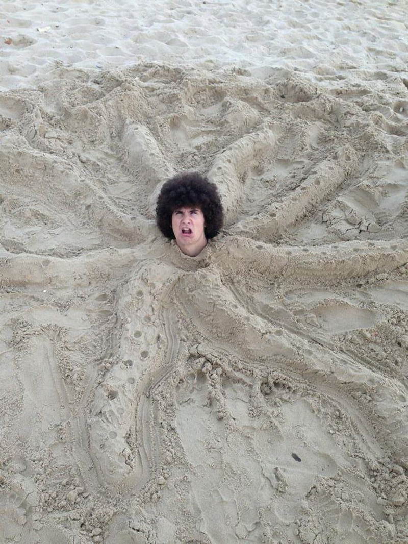octopus sand