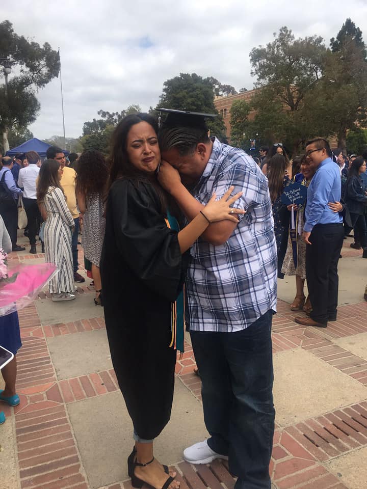 Gloria stephanie Garcia. She was born in Mexico, Single Mom was deported. Grandpas took care of her. Graduated  UCLA Double Major in Mathematics. WOW