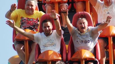 man on roller coaster - My Rides " 7.00