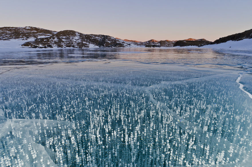 frozen lakes