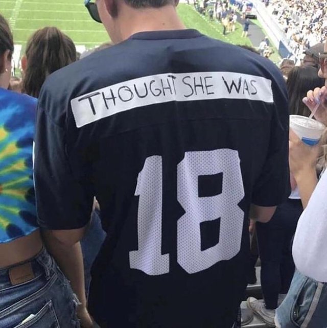 memes - thought she was 18 shirt - Hought She Was