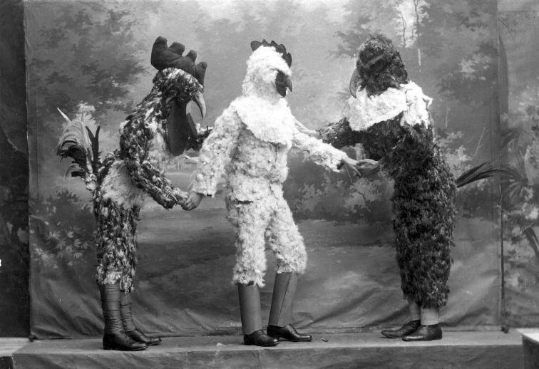 vintage chicken costume