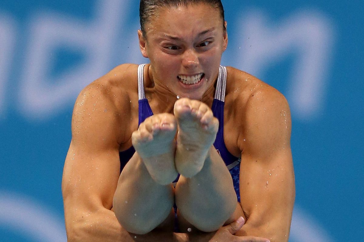 diving face olympic faces