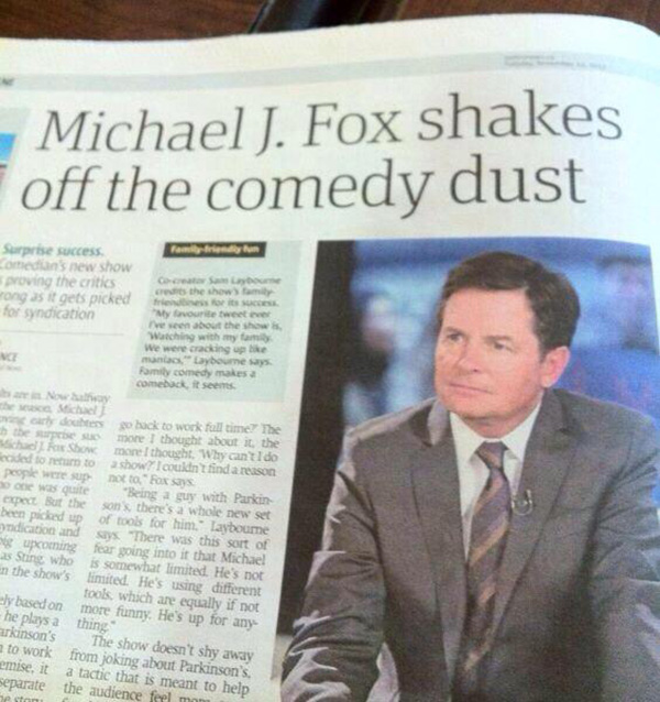 michael j fox funny - Michael J. Fox shakes off the comedy dust Family friend um Surprise success. comedon's new Show proving the critics rong as it gets picked for syndication the show family friends for its y our tweet reven about the show Watching with