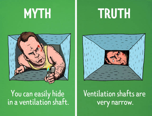 Myth vs truth about ventilation shafts and how you won't fit in them