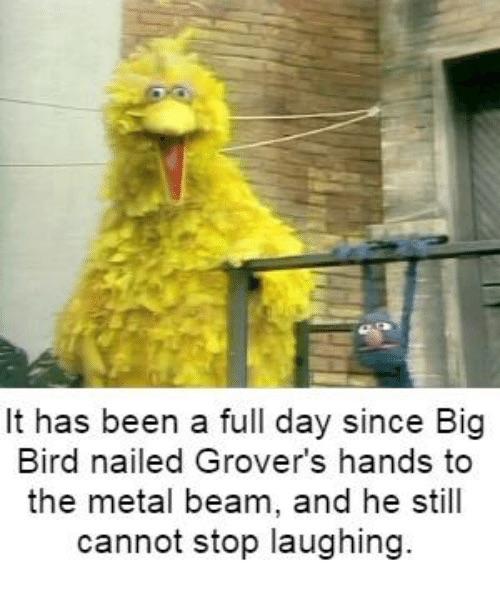 Big Bird and Grover dank meme