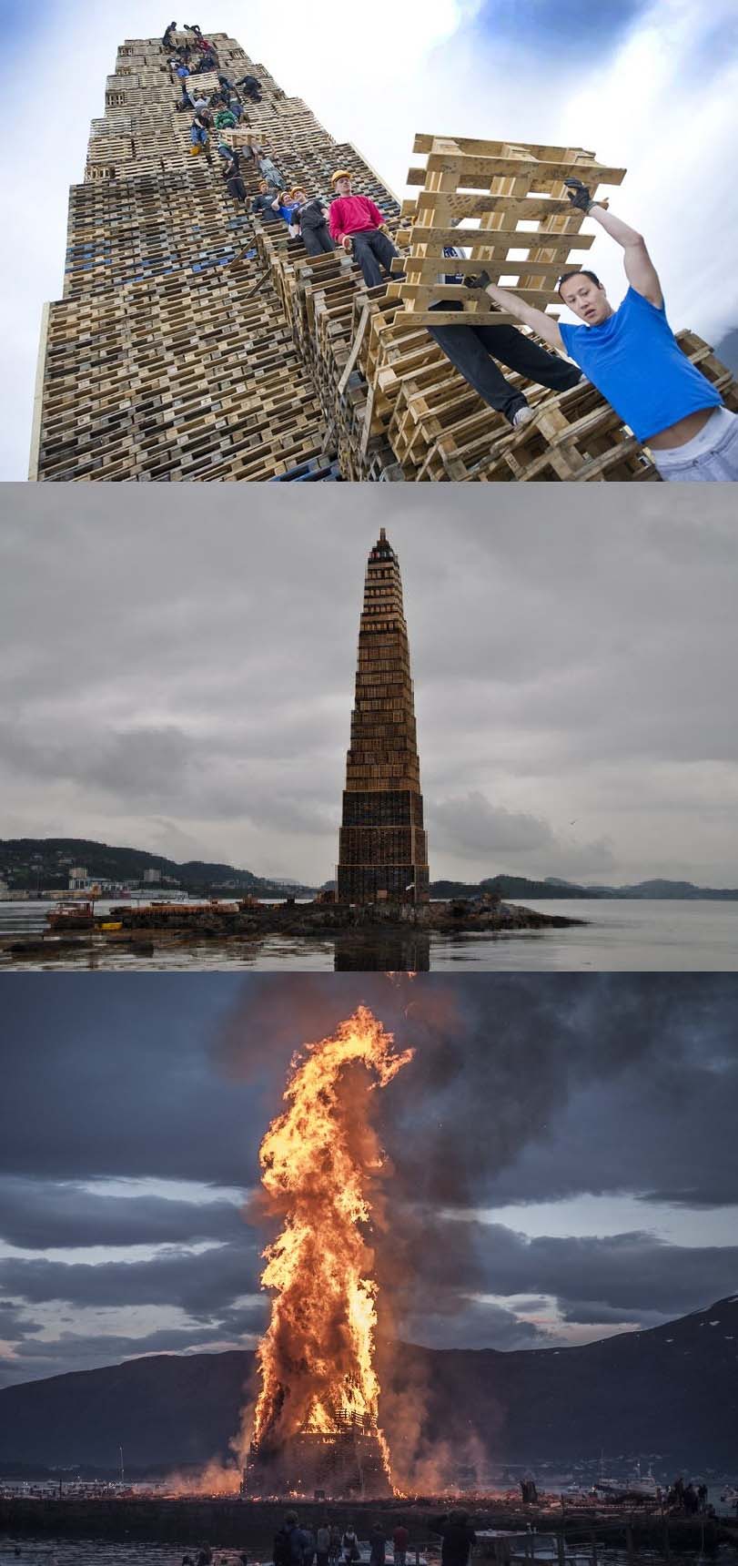 largest bonfire in the world