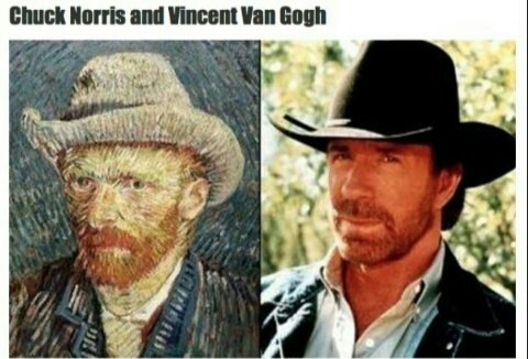 jedidiah longtree - Chuck Norris and Vincent Van Gogh