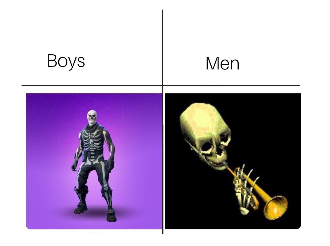 spooky memes - Boys Men