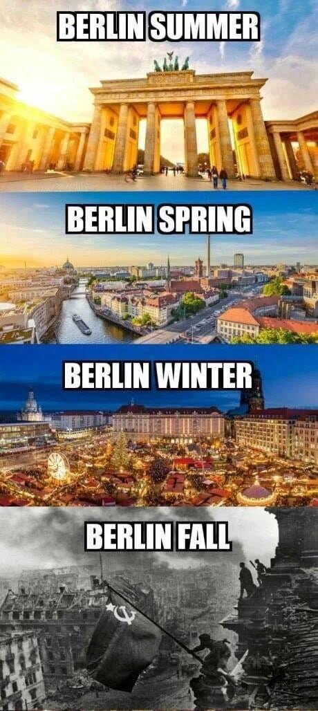 Berlin in Summer Spring Winter Fall - Berlin During World War 2