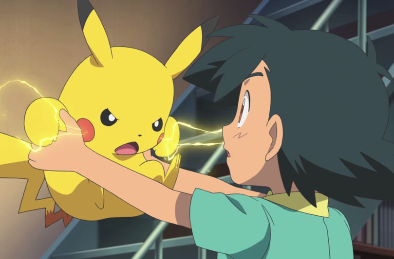 Pikachu will attack anyone who tugs on it's tail no matter who it is.