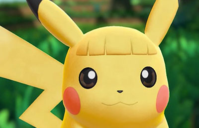 In the manga, Ash's Pikachu was named Jean-Luc.
